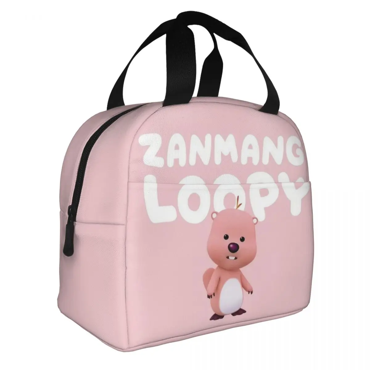 

Kawaii Zanmang Loopy изолированная сумка для ланча герметичный мультяшный контейнер для еды сумка-холодильник тоут Ланч-бокс для колледжа пикника для мужчин и женщин