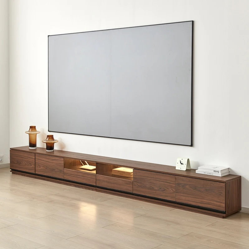 

Solid Wood Vertical TV Cabinet Living Room Entertainment Center Simple Floor-standing Television Nordic Storage Home Furniture