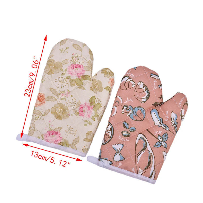 Microwave Oven Glove Kitchen Mitten Heatproof Resistant Non-slip Baking Gloves