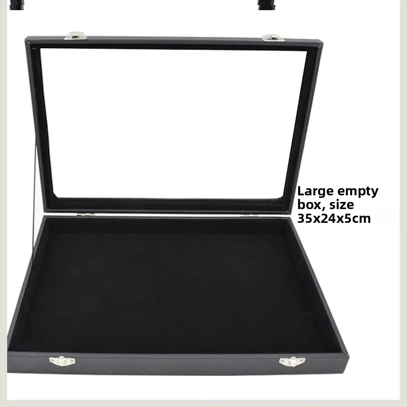 

Бархатная шкатулка для украшений, маленькая витрина для колец, браслетов, серег с крышкой, модный органайзер для аксессуаров