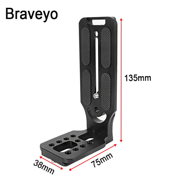 

Universal Dslr L Bracket Quick Relese Plate Tripod Ballhead Mount Vertical Photography Stabilizer Accessories For Dslr Camera