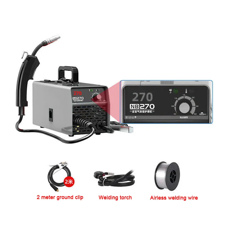 Twee-Bescherming Lasmachine 270 Airless Twee-Bescherming Lasmachine Gas Afgeschermde Lasmachine All-In-Een Machine