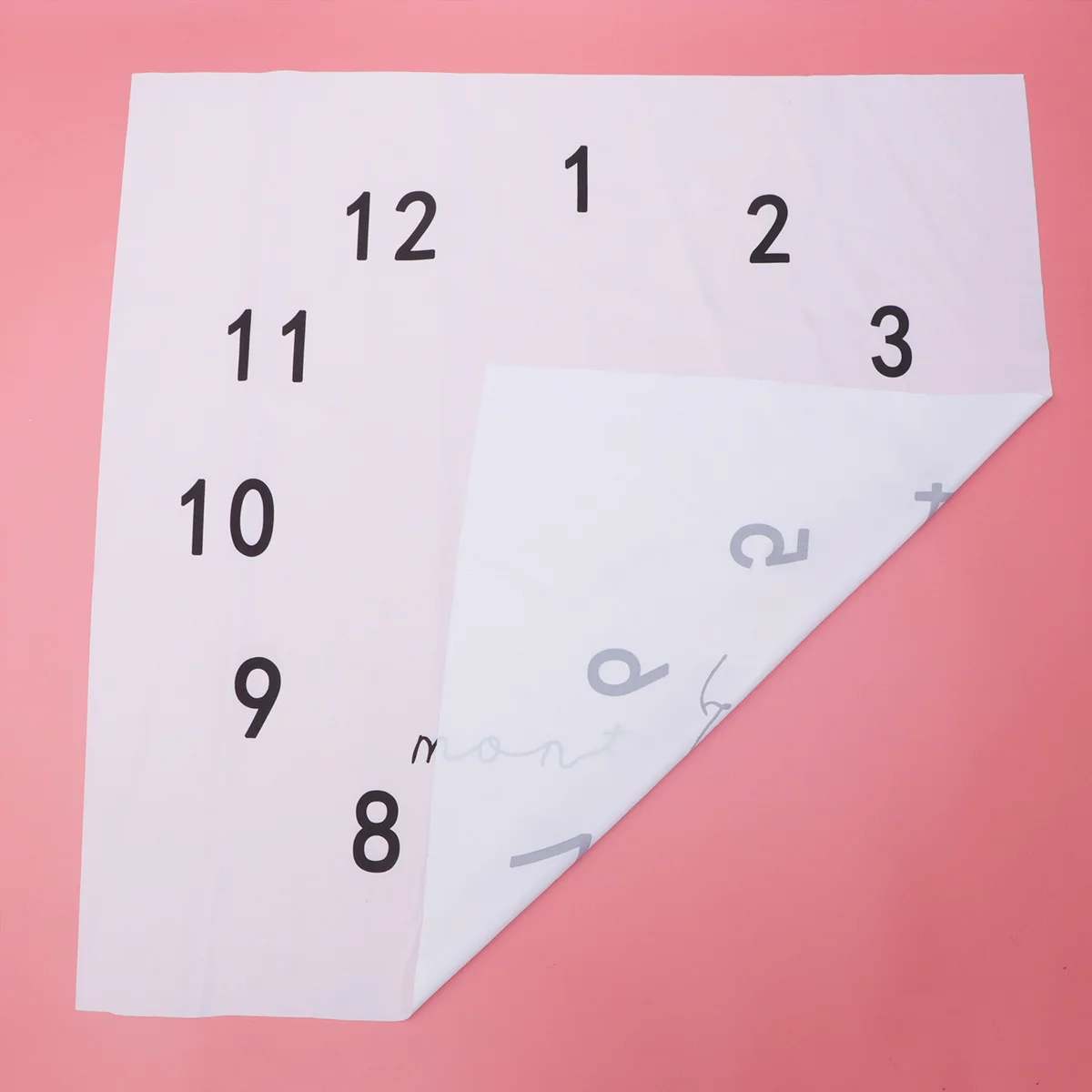 

100x100cm Baby Blanket Cotton Monthly Photography Baby Photo Props Swaddle Blanket Stroller Cover Nursing