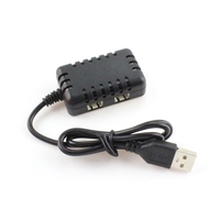 Y19A 2 IN 1 7.4V 1000Mah x 2 XH-3P Quick USB Charger for Wltoys 144001 124019 12428 284131 K989 K969 XK K130 RC Car Airplane