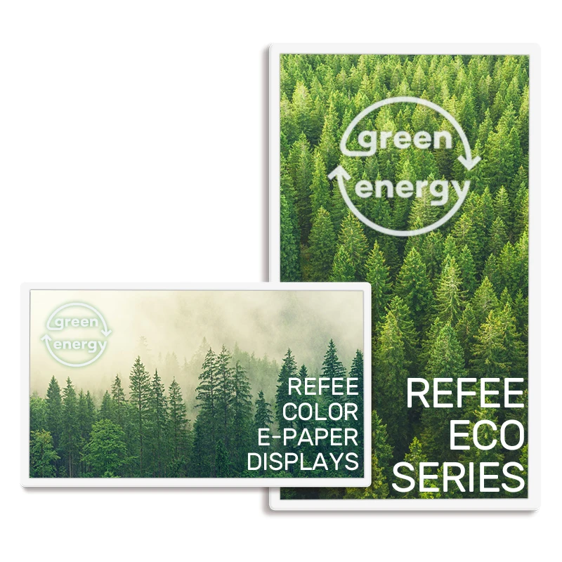 13.3 32 Inch E Ink Display Color E-Paper Spectra 6 EPD Battery Digital Signage Picture Eco-friendly Advertising Screen