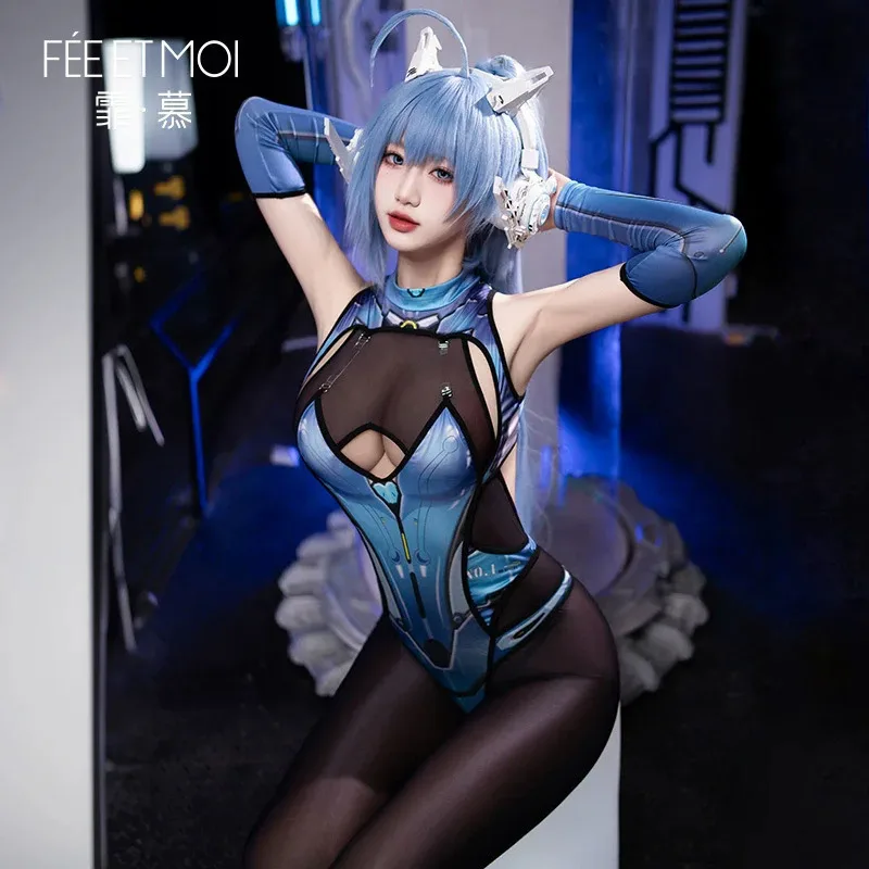 مثير الشرير تأثيري مدينة المستقبل الميكانيكية ووريورز الميكانيكية تأثيري حلي بذلة المرأة ارتداءها جوارب طويلة وتتسابق تأثيري حلي