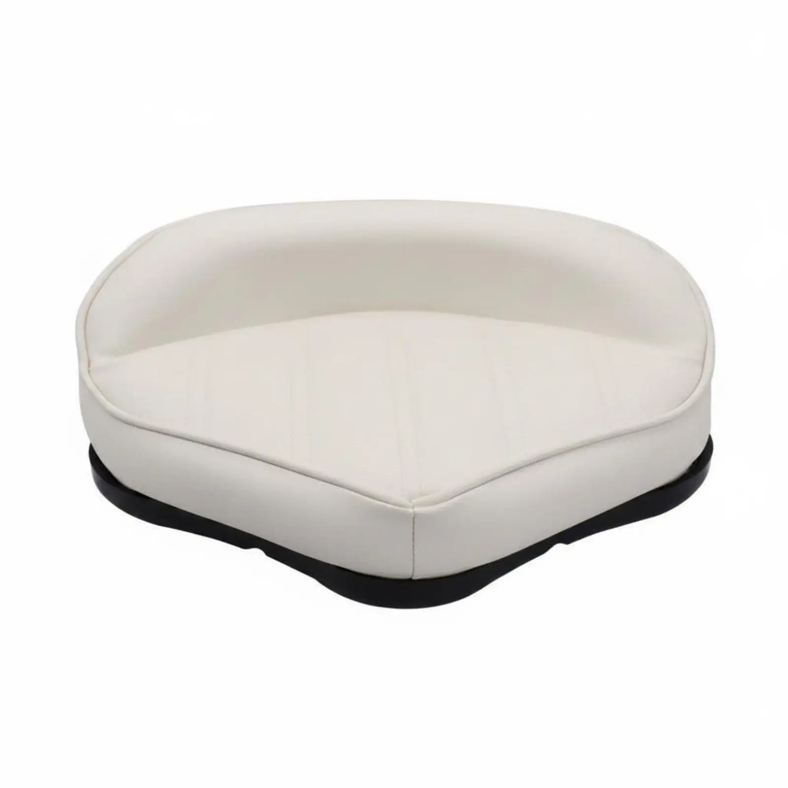 Marine Boat Seat Triangular Shape Cushioned Folding Unit Heavy-duty Fishing Chair for Yacht Angling