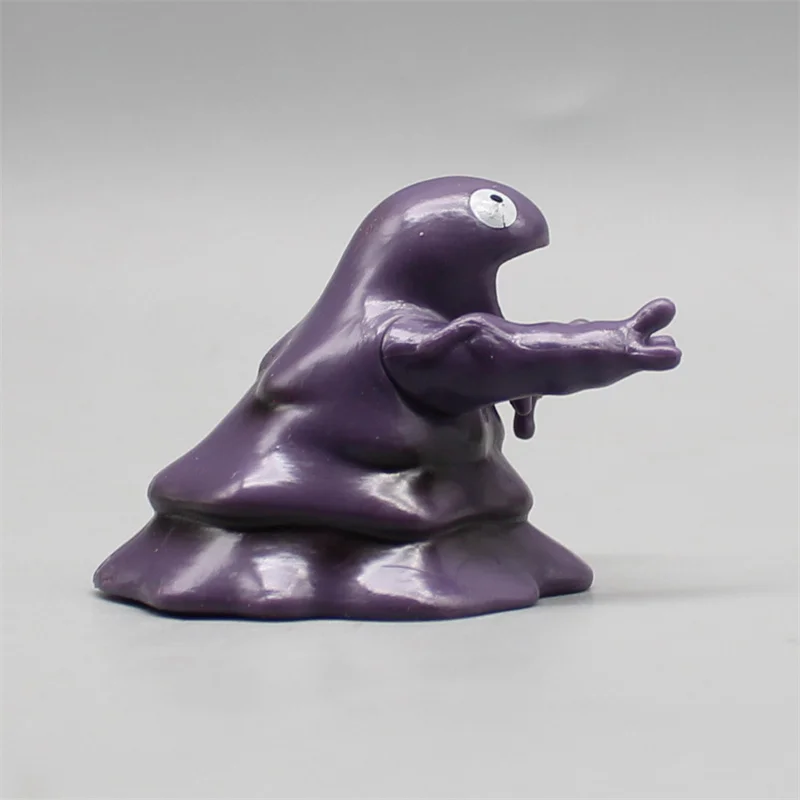 Anime Pokemon 4/7cm Muk figurka dekoracja stołu kreatywna i zabawna statua pcv figurka model kolekcjonerski zabawka prezent