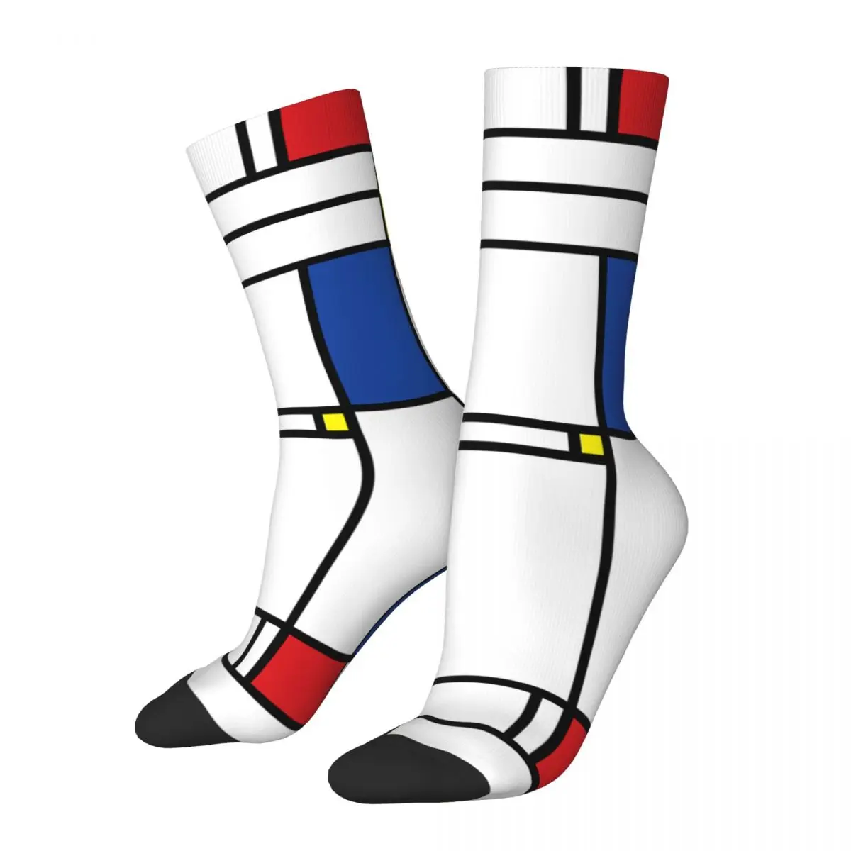 

Minimalist De Stijl Socks Men Women Funny Happy Socks Novelty Spring Summer Autumn Winter Socks Gifts