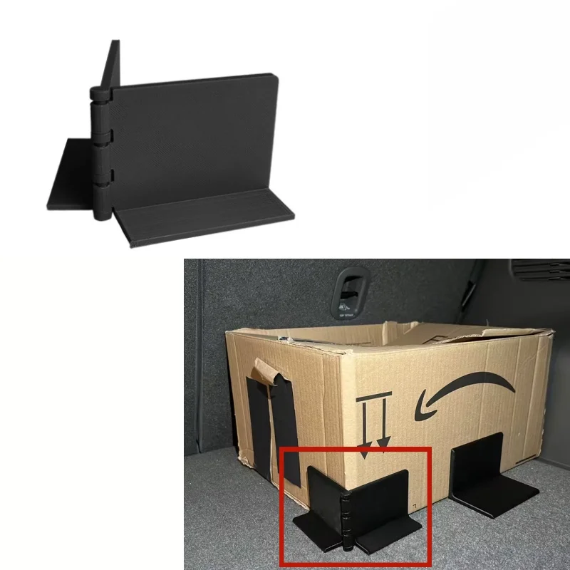 2pcs Car Trunk Fixing Bracket Luggage Organizer Universal Non Drilling Car SUV Fixing Bracket Storage Rack Of Plush Luggage