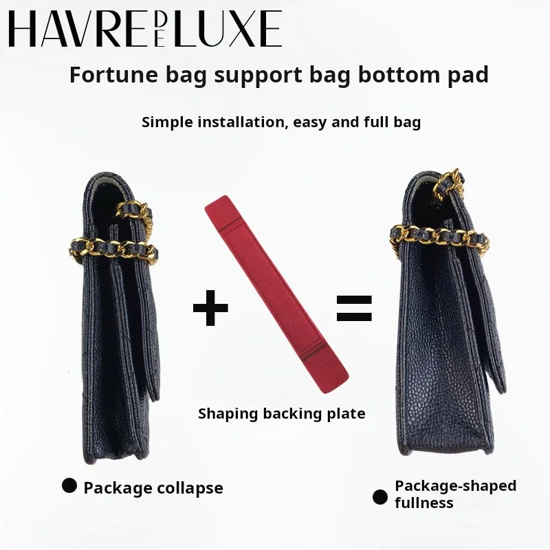 HAVREDELUXE Bag Shape For Chanel Woc Fortune Bag Transformation Bottom Pad Bag Shaping Support Bag Pad Bracket Accessories