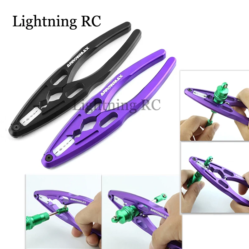 

RC Car Tool Multifunction Shock Clamp Ball Head Pliers For TRX-4 TRX6 SCX10 D90 YIKONG HSP 94111 WLtoys 144001 ARRMA TAMIYA TT02