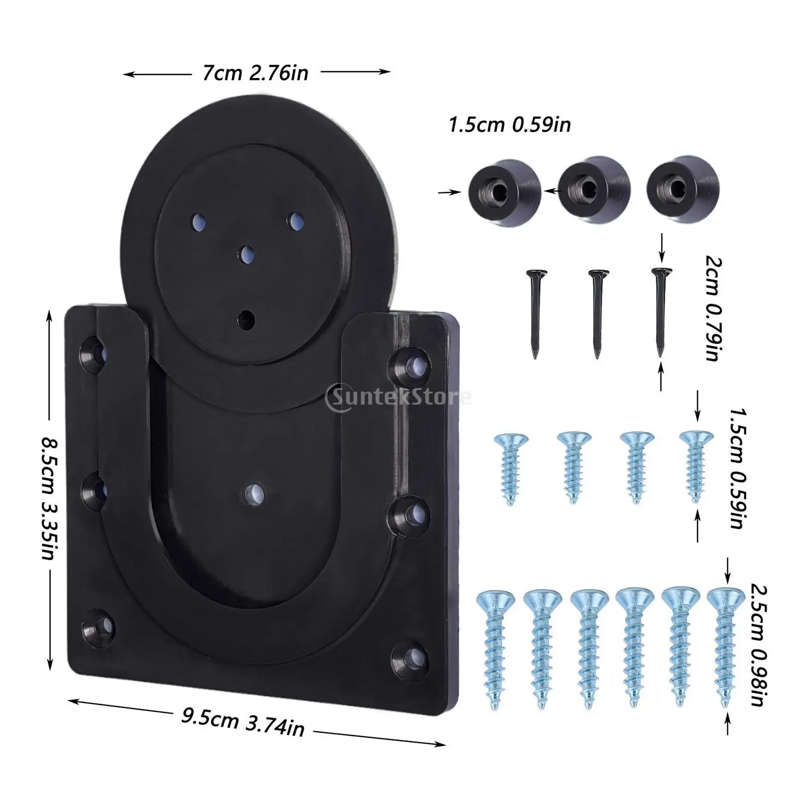 

Dartboard Wall Bracket Mounting Kit Adjustable Board Holder with Screws for Soft Tip Dart Boards Home