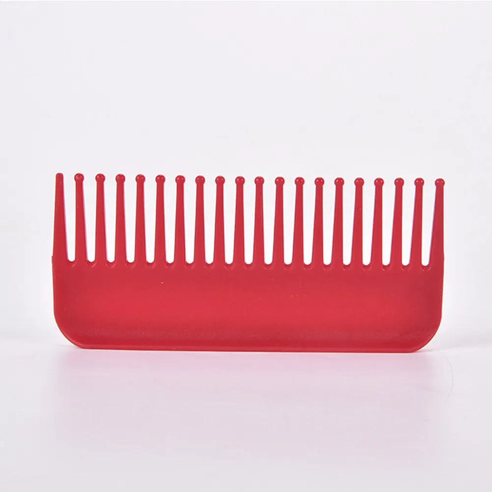 3Pcs Wide Tooth Comb Plastic Detangling Hair Comb for Wet Dry Hair Salon Home Use Non Pulling Styling Tool