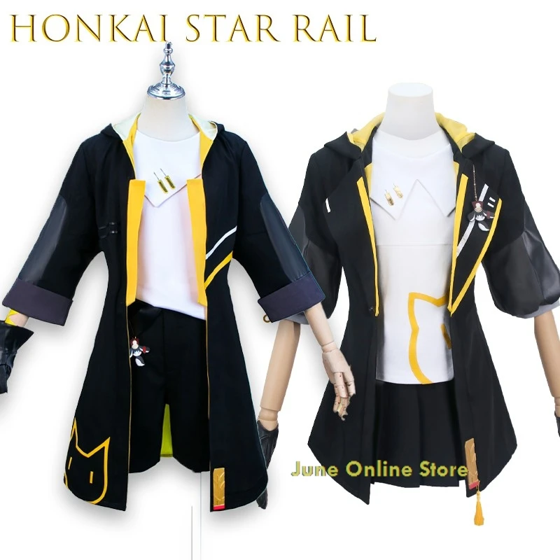 ハロウィン仮装-‌-アホンカイ・スターレイル-リトルキャット・トレイルブレイザー-コスプレ衣装-フルセット-アニメゲームキャラクター-大人用コスチューム