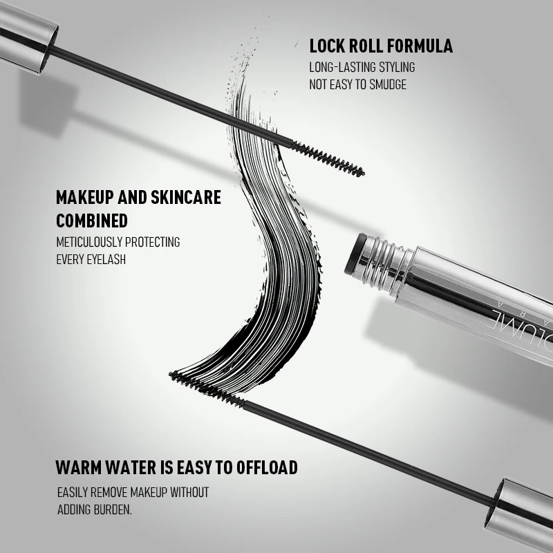 1PC マスカラは防水性と耐汗性があり、持続的なカールとシェーピングを実現し、完璧なアイメイクを実現します。
