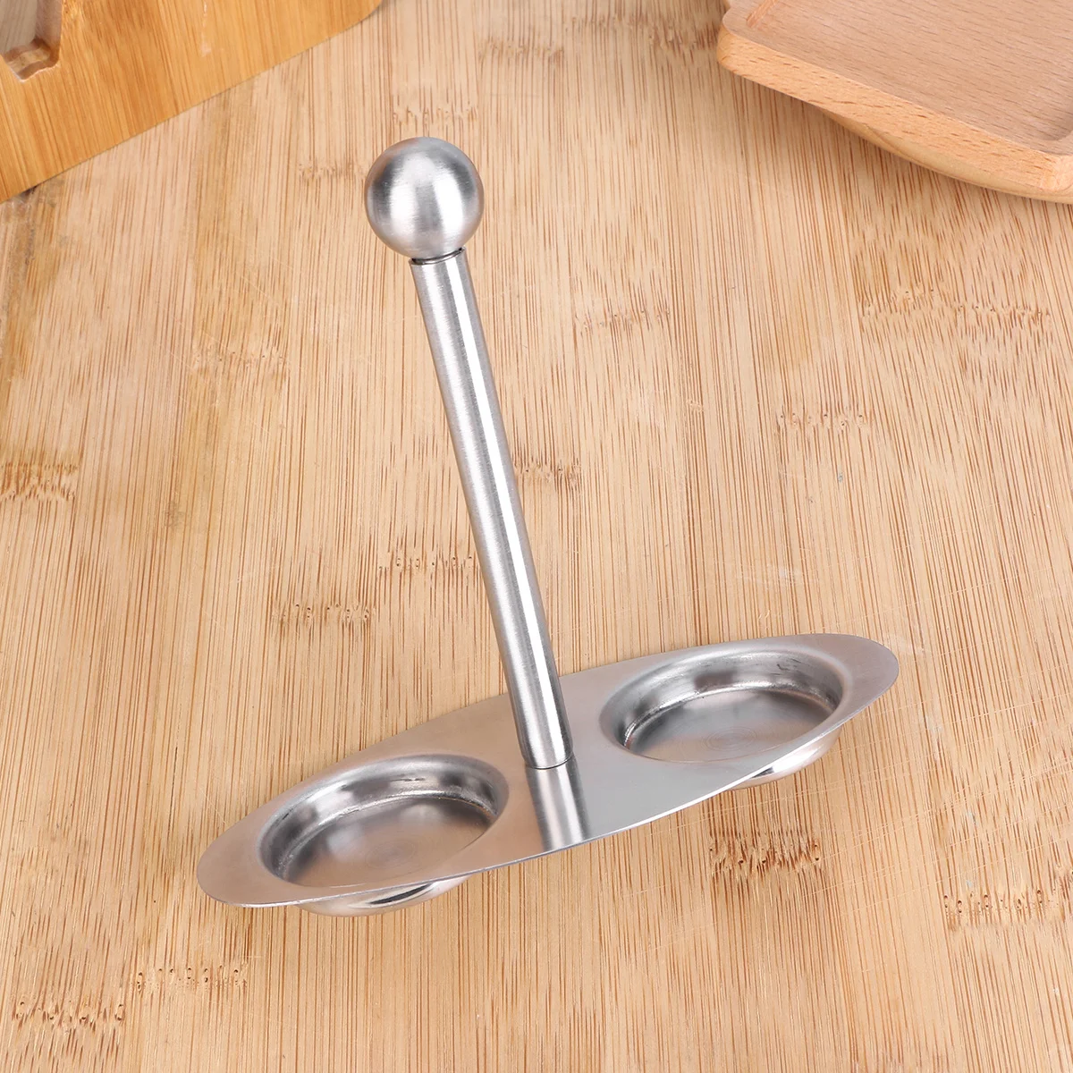 

Stainless Steel Seasoning Box Salt Pepper Container Kitchen Storage Organizer Marked Non-Slip Design Cooking