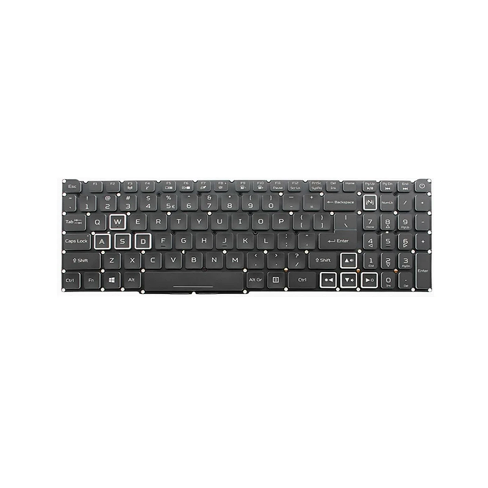 

Laptop Keyboard For ACER For Nitro AN515-57 Black US English Layout