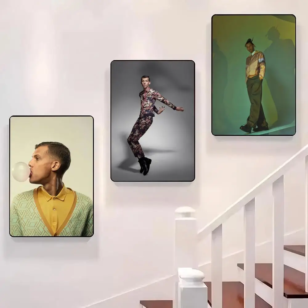 

Singer S-Stromae Poster Sticky Wall Waterproof Home Living Room Bedroom Bar Aesthetic Decoration Perfect Gift