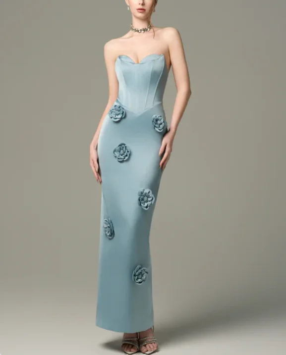 Customized Sleeveless Flowers Grace Vestido De Madrinha De Casamento Serene Hill Dress 2026 Evening Dresses فساتين حفلات שמלות