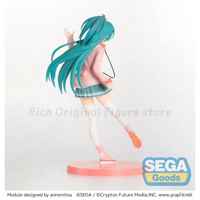 【متوفر】Original SEGA SPM-Project DIVA- Arcade Future Tone Hatsune Miku Ribbon Girl Anime نموذج لجسم اللعب