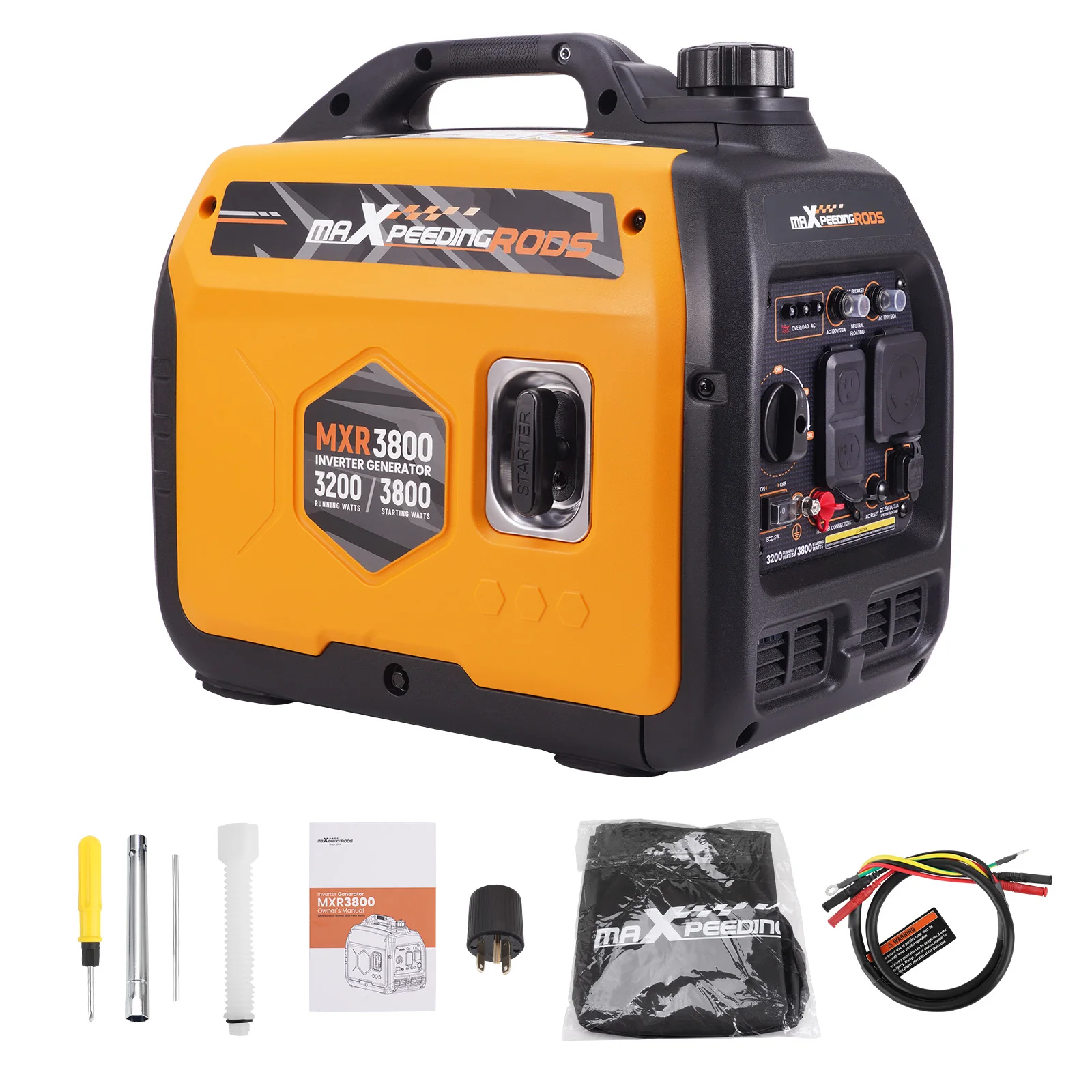 

Portable 3800 watts Inverter Generator Super Quiet 21kg For Outdoor