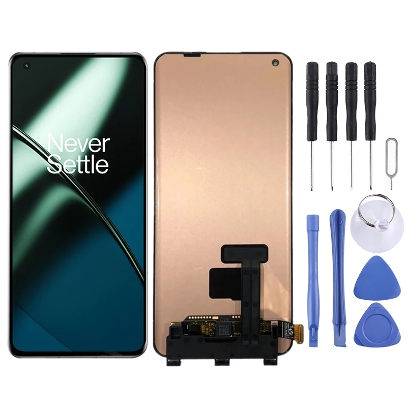 Fluid AMOLED LCD Screen For OnePlus 11 PBH110 LTPO3 Touch Screen Display with Digitizer Full Assembly Repair Replacement