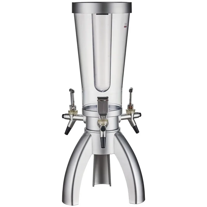 

Three-headed wine cannon bar 3-liter luminous beer cannon commercial draft beer keg wine tower KTV beer keg beverage keg