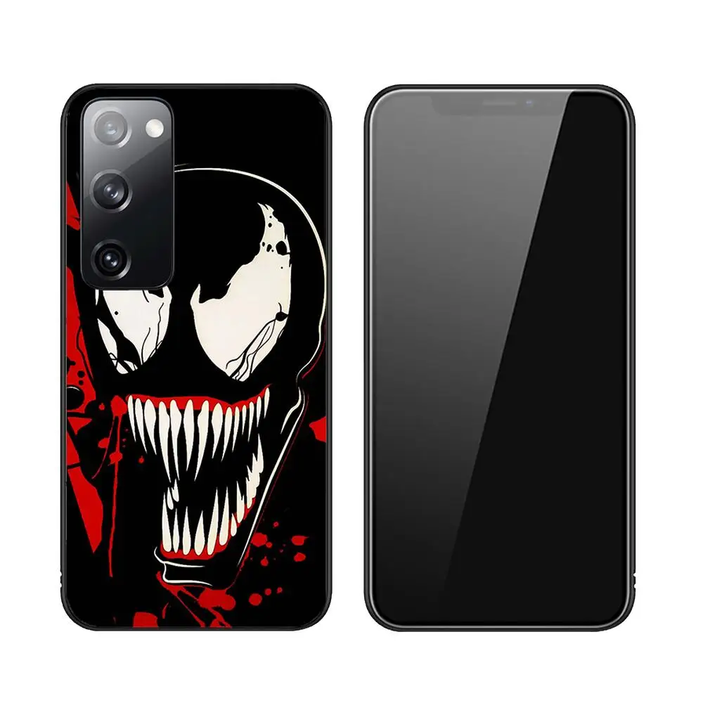 Marvel Venom Soft Phone Case Luxury Fashion For Samsung Galaxy S23 S21 S10 S30 S20 S22 S8 S9 S30 Pro Plus Ultra Fe New TPU Cover