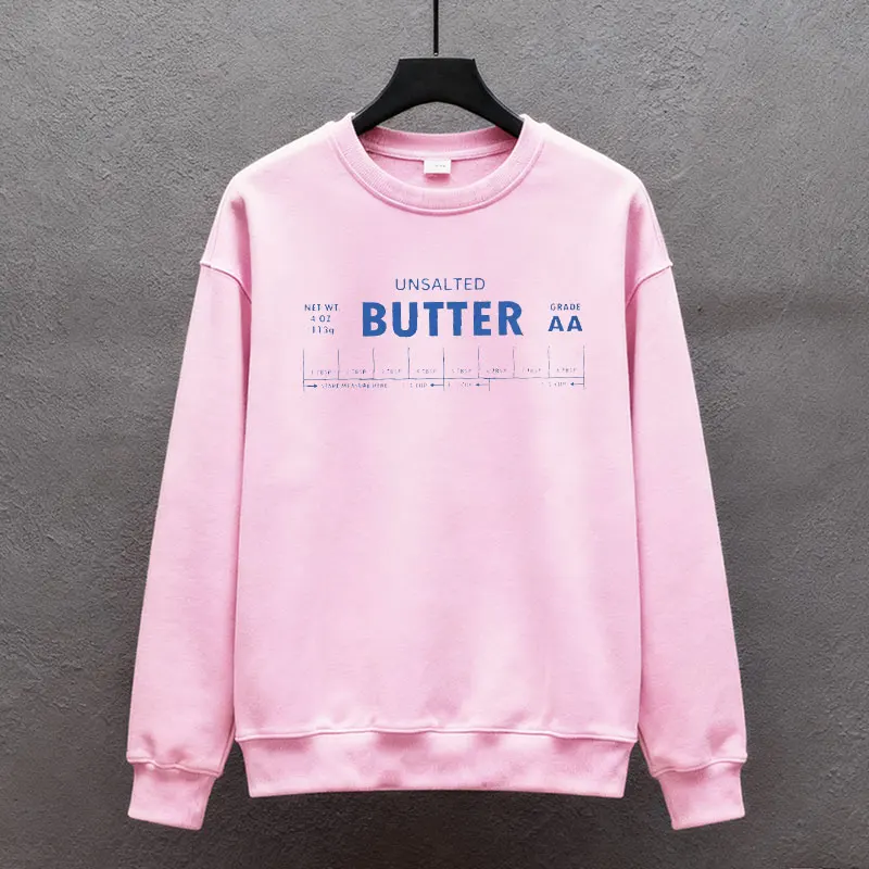 سويت شيرت زبدة غير مملح عصا الزبدة مضحك بيكر الخبز عشاق الطعام الشيف عاشق هدية رسائل بسيطة الدفء مطابقة هودي