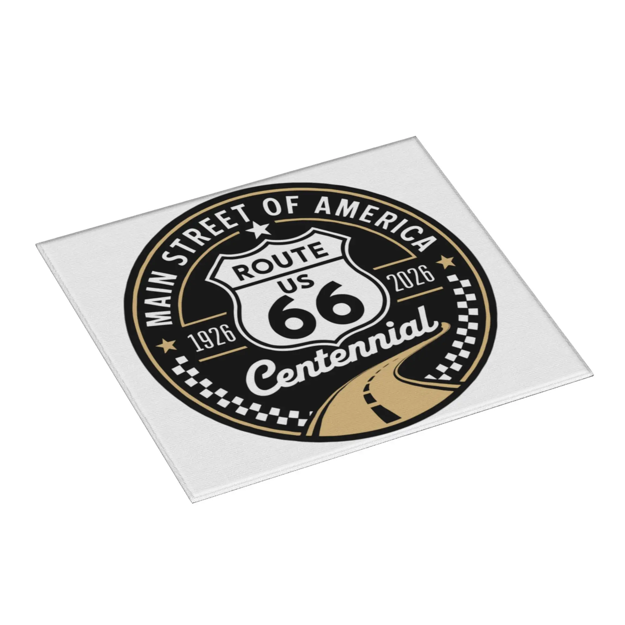 Drying Mat For Kitchen Route 66 Motorcycle Tour Barware Tableware Oil Proof Reusable  Washable Kitchen Sink Drying Pad