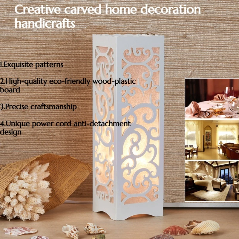 

Simplicity Creative Carved Decorative Items for Home Decoration in Living Room Bedroom High-end Atmosphere Luminous Effect