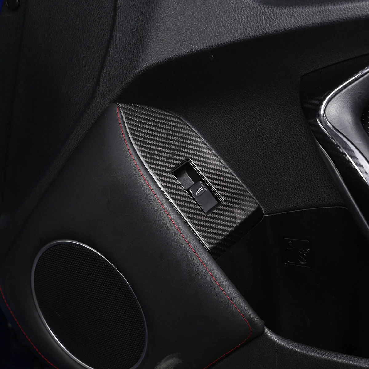 2012-2020 Real Carbon Fiber Car Inner Door Window Glass Lifting Frame Trim Sticker Car For Toyota 86/Subaru BRZ Accessories