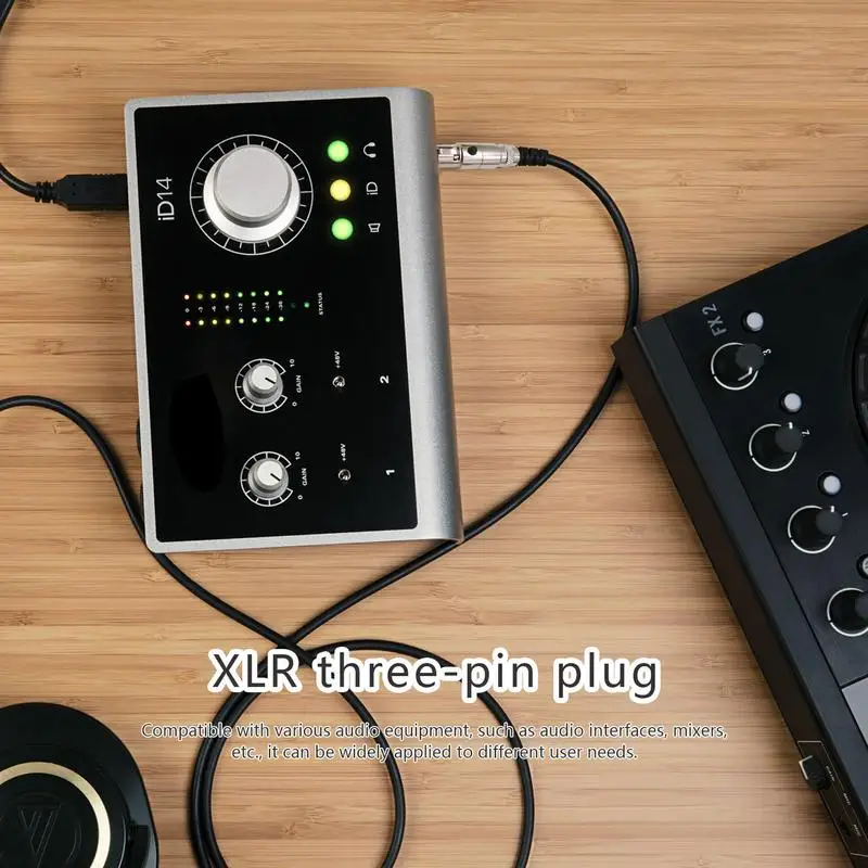 3-pinowe złącze XLR skuteczne pozłacane wtyczki XLR Adapter złącza mikrofon złącze kabla Audio wysokiej wytrzymałości męskie Audio