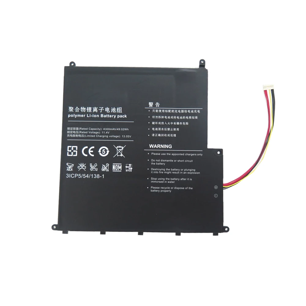 Laptop-Akku für Kogan Atlas KAL15Q300HA KAL15Q700HA U4454138PV-3S1P U4454139PV-3S1P XU156S-SSD 11,4 V 4300 mAh 49,02 Wh Neu