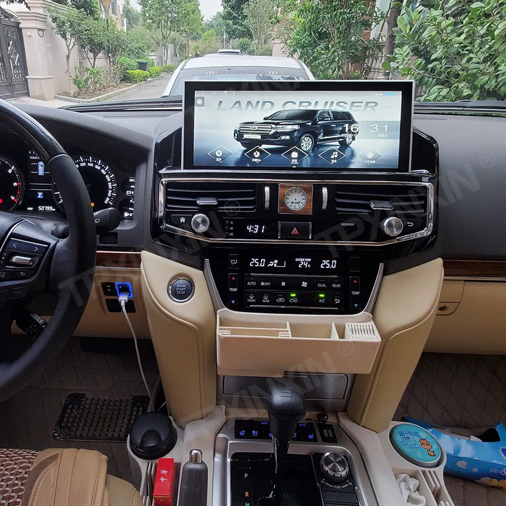 For Toyota Land Cruiser 200 LC200 2008~2020 Instrument Display Speed Meter LCD Cluster Car Radio Multimedia Player GPS Navi