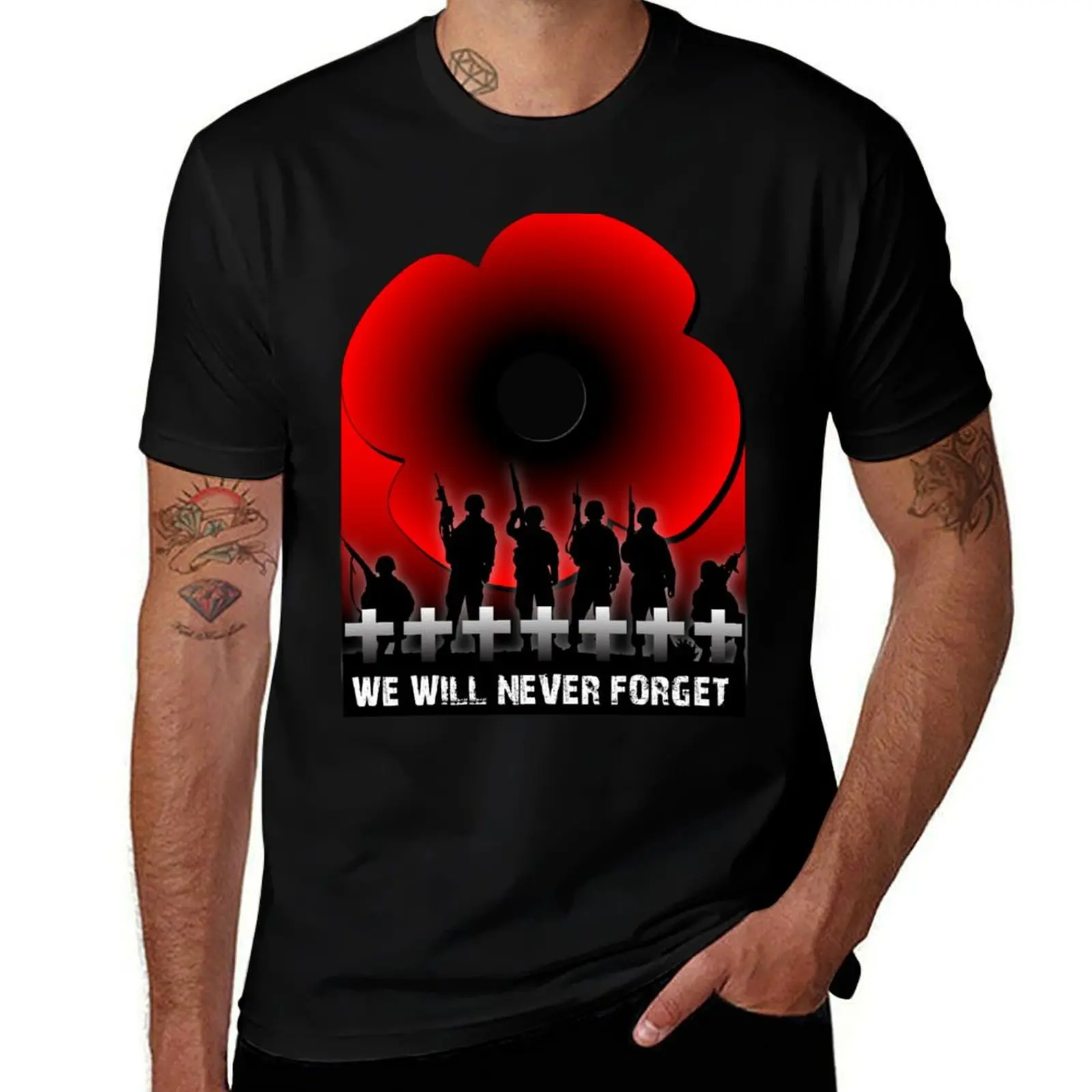 

We will Never Forget, Band of Brothers T-Shirt t shirt personalised t shirt man designer T-Shirt