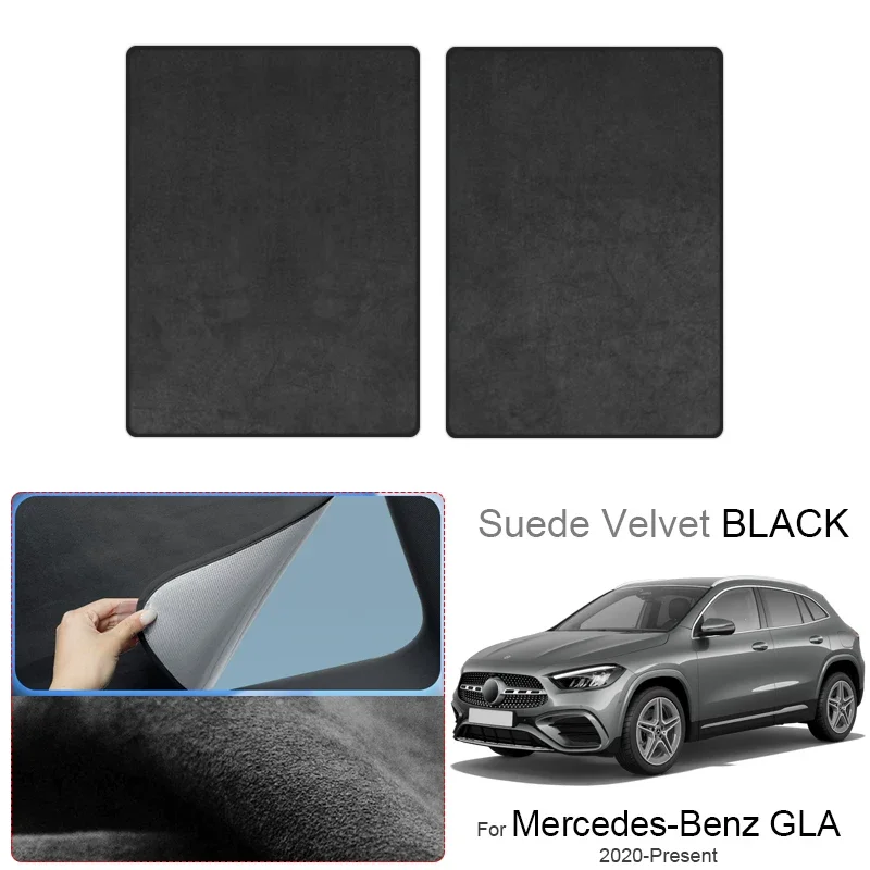

For MERCEDES-BENZ GLA EQA 2015-2026 Car Suede Fabric Electrostatic Adsorption Sunroof Sunshade Anti-uv Heat Insulation Skylight