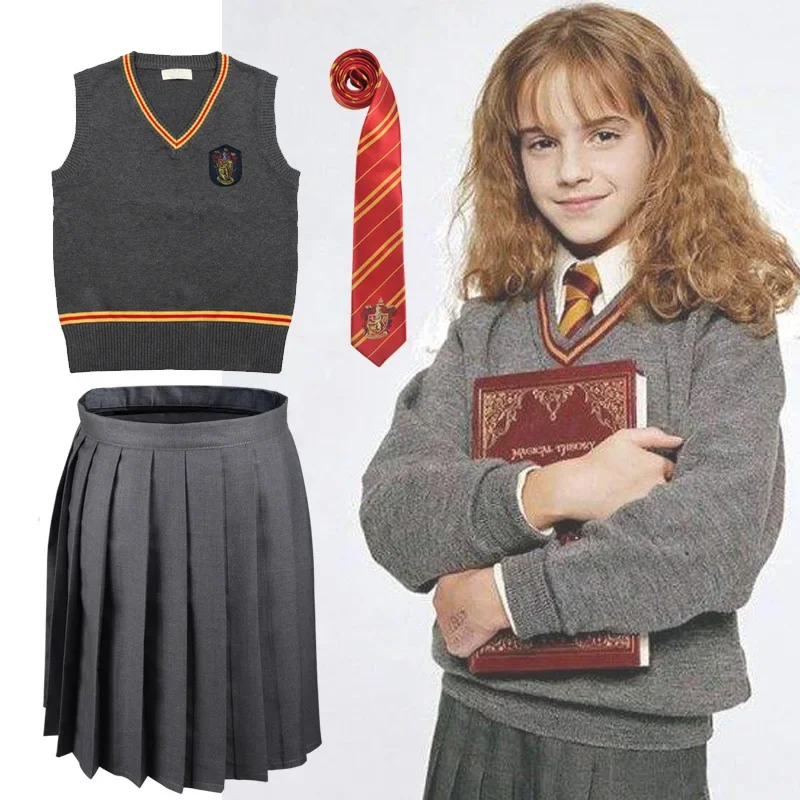 NOWA magiczna peleryna szata hermiona Granger przebranie na karnawał Harryy Potter Led szalik okulary Gryffindor ubrania typu Cosplay akcesoria do