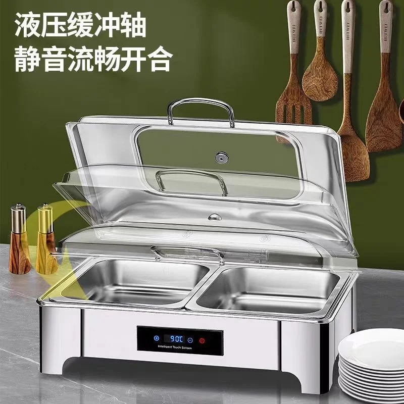 موقد بوفيه من الفولاذ المقاوم للصدأ، سميك، تحكم رقمي ذكي #5