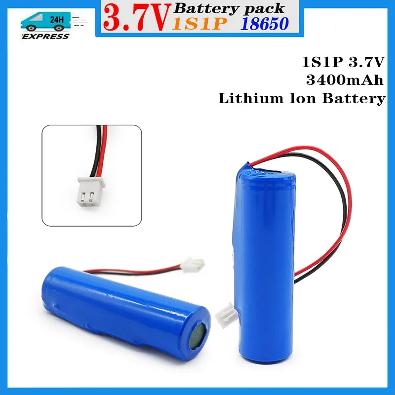 

3.7V 1S1P 18650 lithium battery pack 3500mAh for plug PH2.0 cable of Radio-controlled car 4WD robot toy car