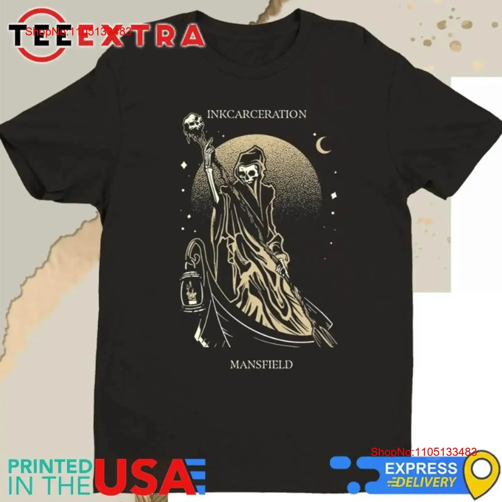 تي شيرت ريفولفرماج إنككارسيريشن شارون تي شيرت عتيق مغسول متعدد الاستخدامات برسومات أوم ملابس غير رسمية ناعمة ممتدة