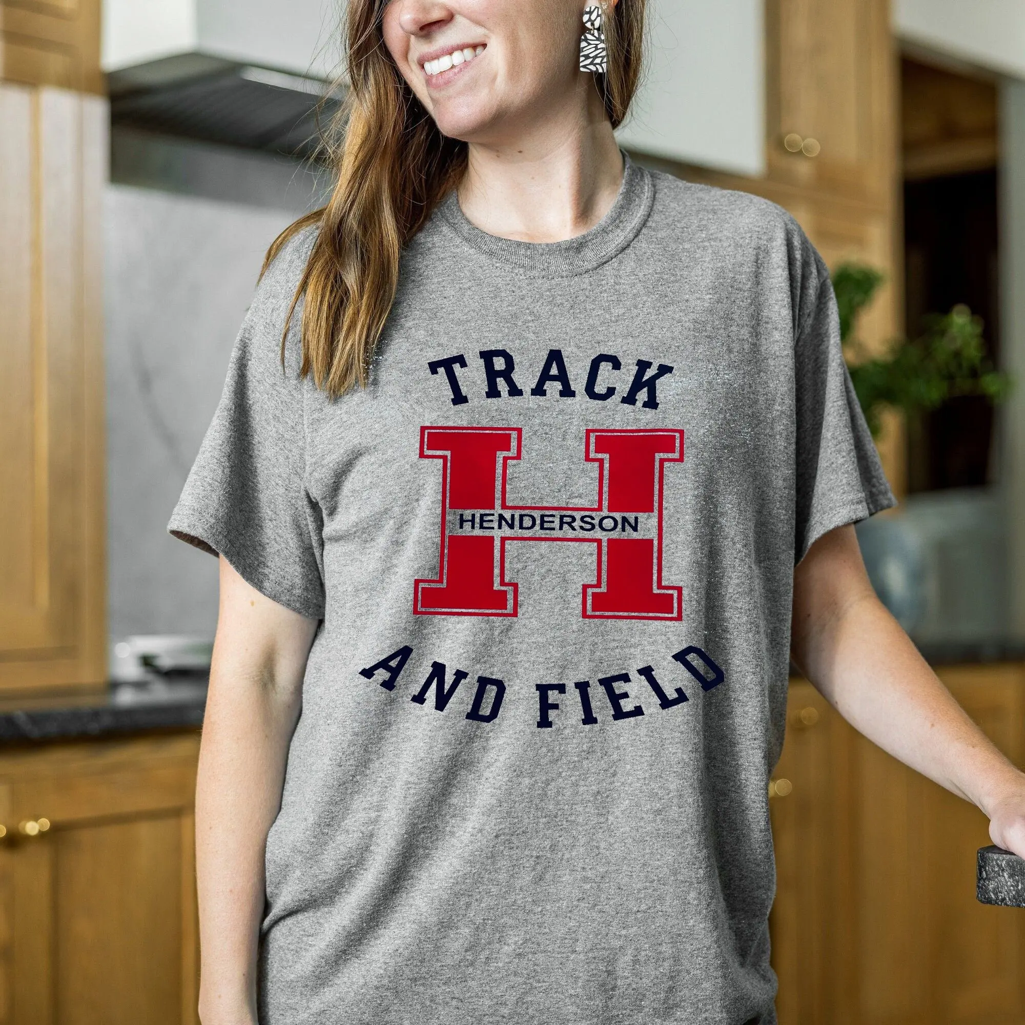 Henderson Track Field Fan Made Merch Taylor Valentines Day T Shirt Sports Custom isos34tiig