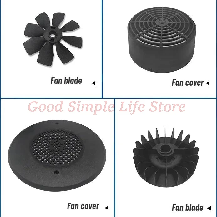 1PCS Vacuum pump cooling fan Blade cover for BUSCH RA0063 RA0100  RA0202D  RA0160 RA0202 Fan cover  Radial fan Axial flow fan