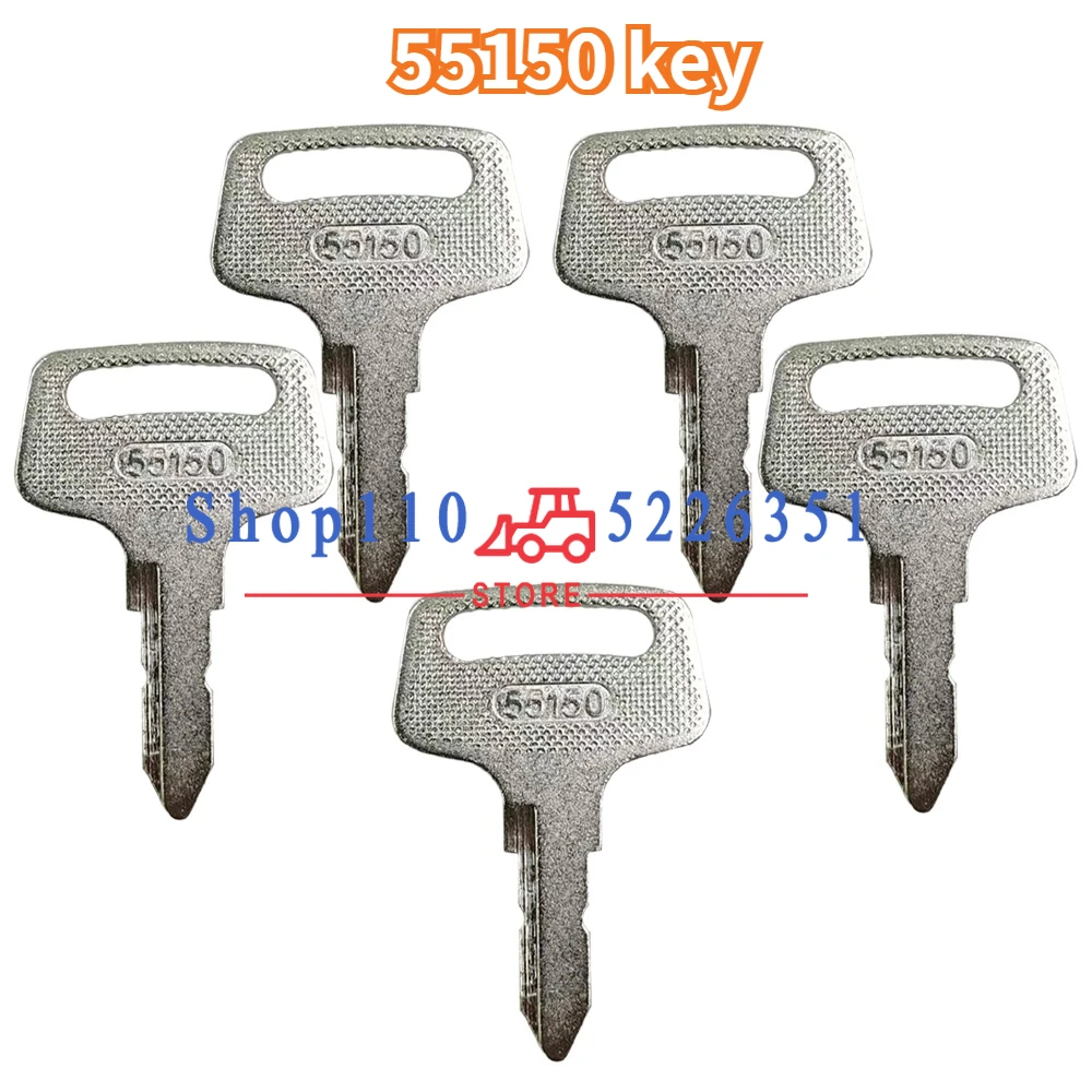

1/2/5/10 шт. 55150 ключ зажигания 37410-55150 для трактора Kubota BX1500 BX1800 BX1830 BX22 BX2200 BX2230 B1550 B1750
