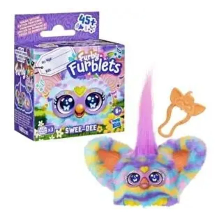 Juguetes calientes Hasbro Furby Kawaii muñeco electrónico de peluche cantar Anime dibujos animados regalo de cumpleaños chico juguetes para amigos niño niña Anime Merch