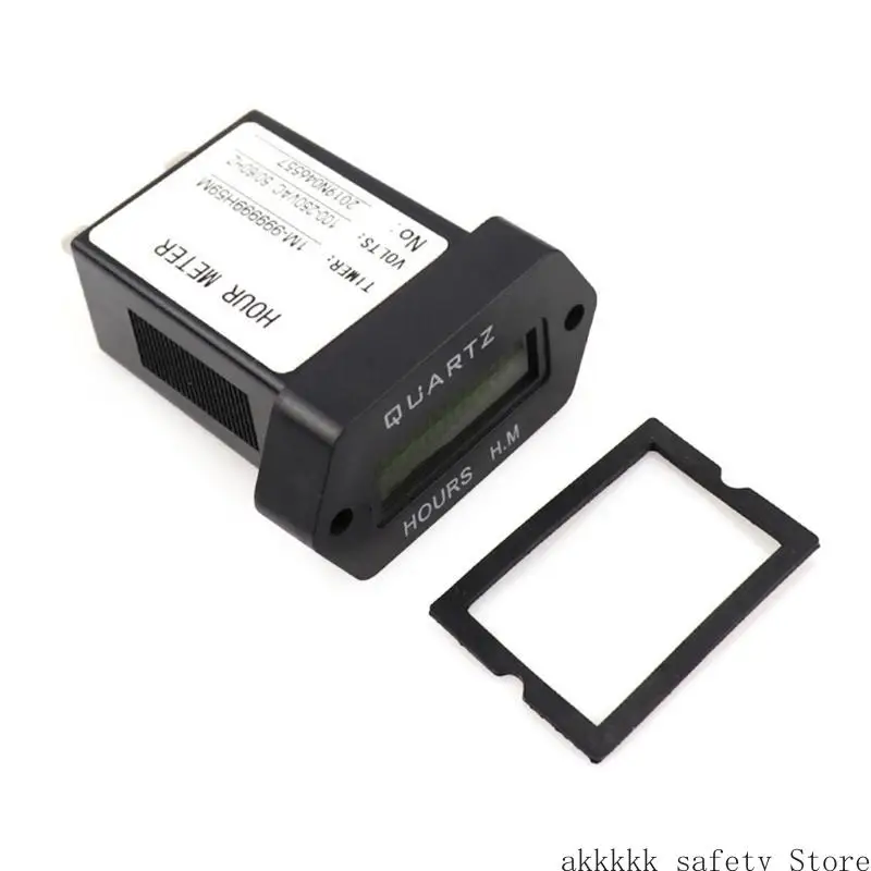 

XXFF Versatile Industrial Applications Time Monitor Hour Meter for Truck Generator Excavator Operators Lawn Mower Maintenance