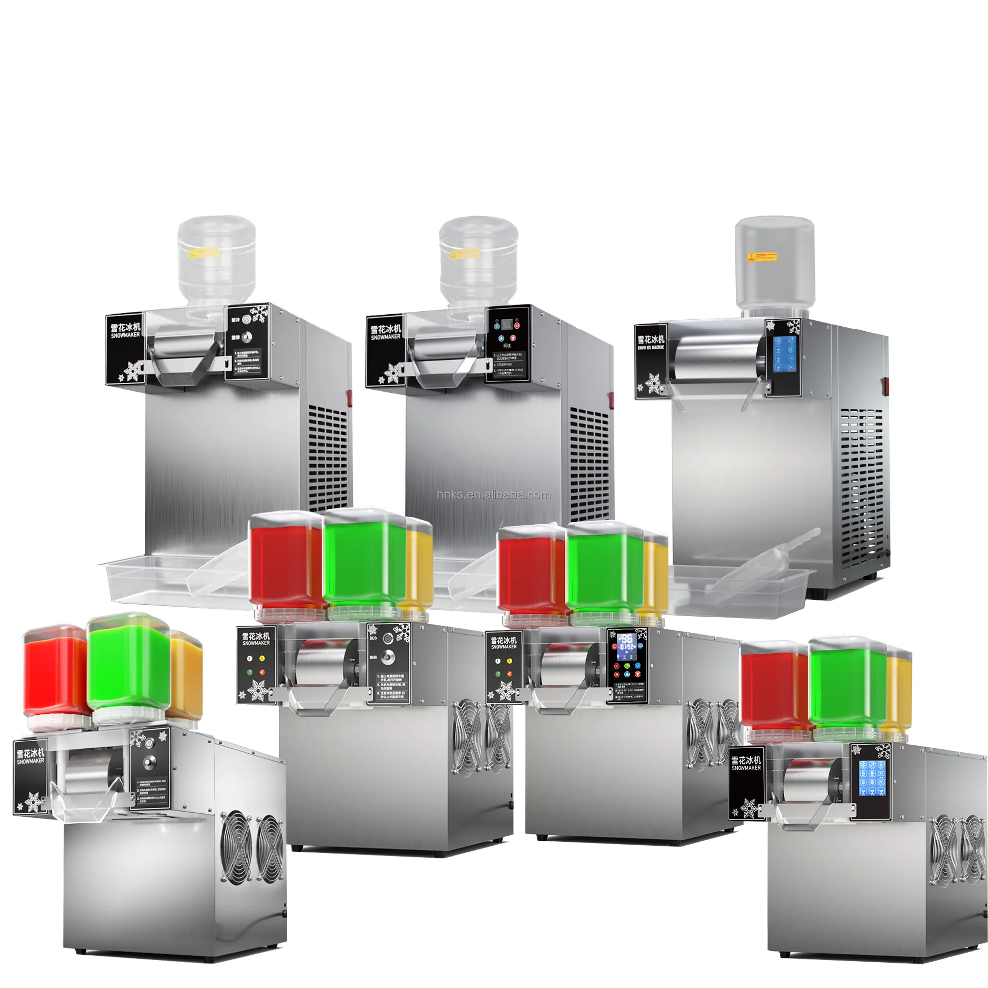 Four Flavor Snowflake Ice Maker Machine