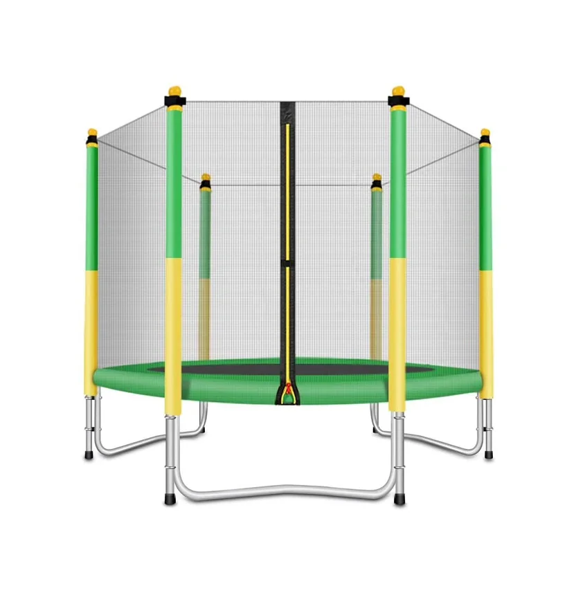 

Customized Indoor/Outdoor Mini round Trampoline Park for Kids Fitness Jump Bed for Boys & Girls Gymnastic Safety Features