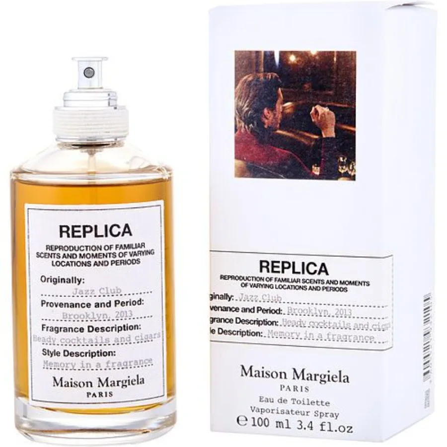 

REPLICA JAZZ CLUB by Maison Margiela EDT REFILLABLE SPRAY 3.4 OZ
